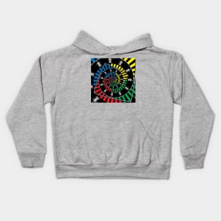 Infinite Disc Golf Baskets Kids Hoodie